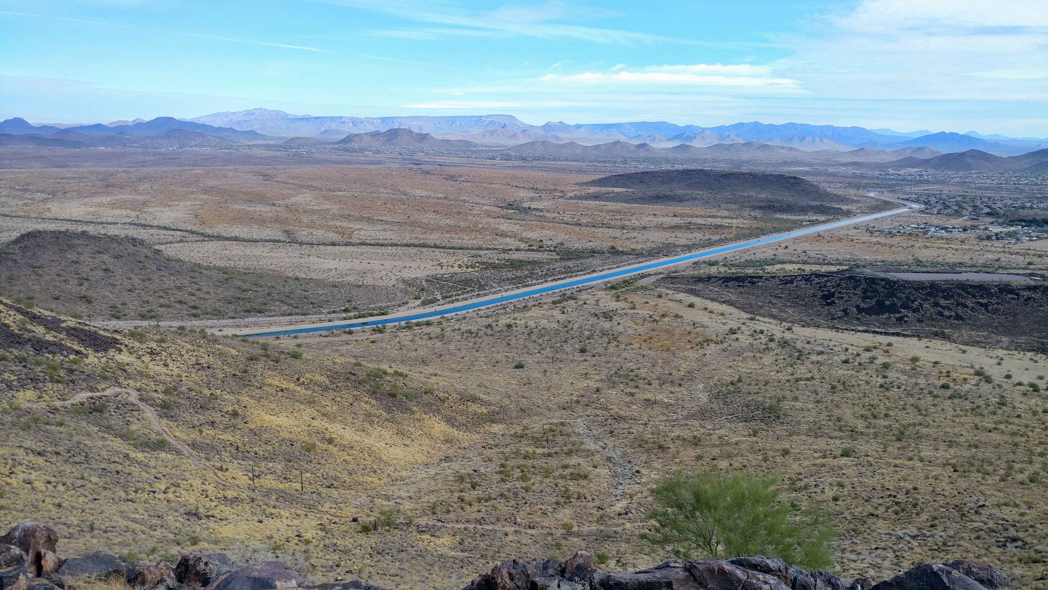 Central Arizona Canal from Deem Hills