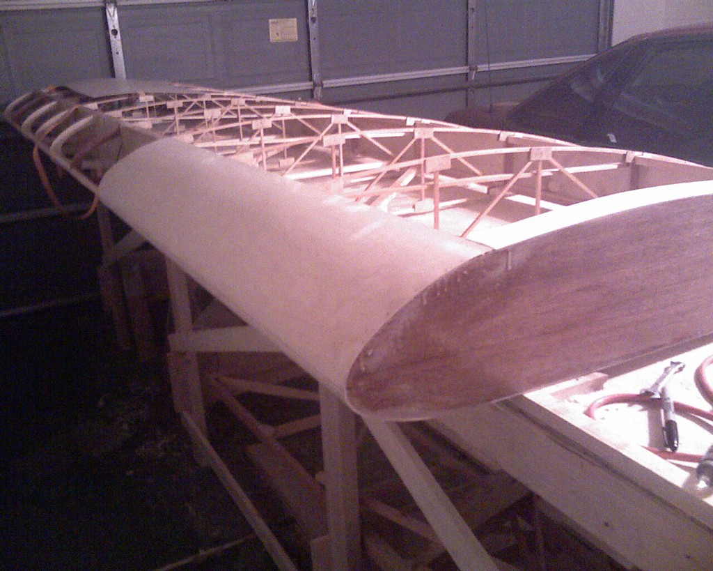 leading edge glued on